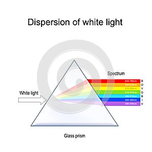 Prism and Dispersion of white light
