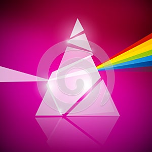 Prism Spectrum Illustration