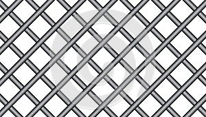 Prison bars isolated on transparent