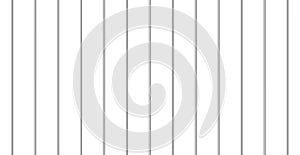 Prison bars isolated on white background, iron bars - Vector