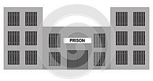 A prison building