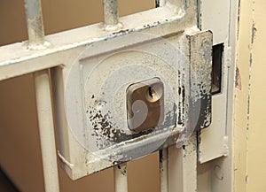 Prison cell lock
