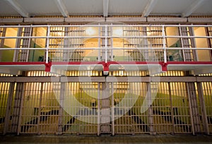 Prison cells at Alcatraz