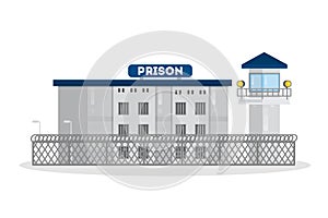Prison city building.