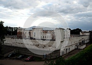 Prison in Daugavpils, Latvia. Criminals are still there now