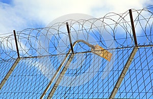 Prison fence photo