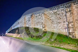 Prison of Fremantle at night, Western Australia