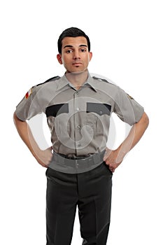 Prison guard or policeman