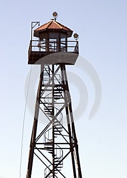 Prison guard tower