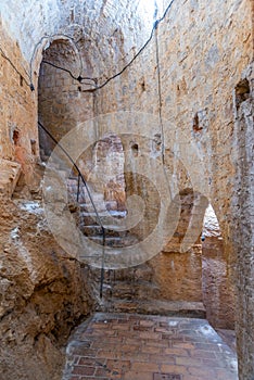 Prison at the Spanish fortress in croatian Hvar