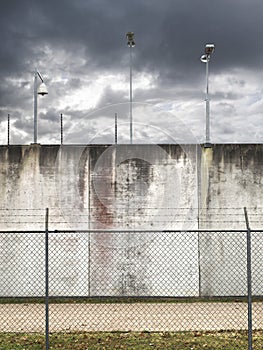 Prison wall