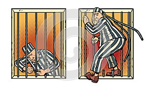 A prisoner escapes from prison. Jailbreak