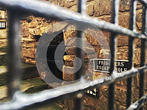 Prisoners& x27; escape hole, Edinburgh Castle