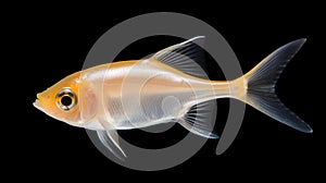 Pristella maxillaris Albino, Pristella tetra, X ray Tetra. AI Generative