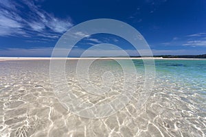 Pristine beaches crystal clear waters of Australia