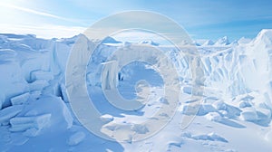 Pristine beauty of the Antarctic ice labyrinth