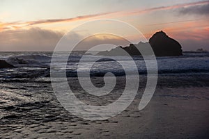 Pristine beauty at Pfeiffer Beach