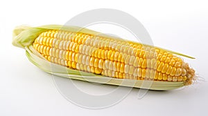 pristine corn isolated on white