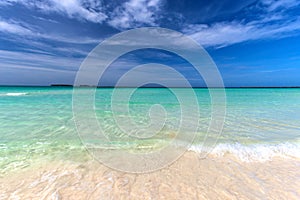 Pristine Cuban beach in Cayo Coco