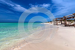 Pristine Cuban beach in Cayo Coco photo