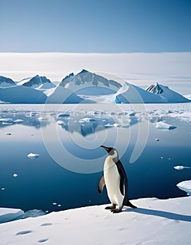 Pristine Snowfields Under the Midnight Sun