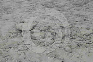 Pristine Transparent Water with Underwater Stones - Abstract Grey Natural Background