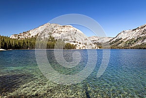 Pristine Water of a Glacial Lake in Yosemite National Park