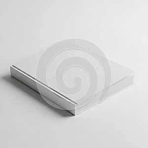 A pristine white rectangular object with a smooth and reflective surface