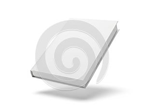 A pristine white rectangular object standing upright against a plain background isolated on white background