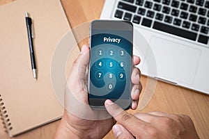 Privacy Access Identification Password Passcode and Privacy