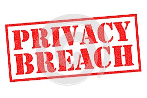 PRIVACY BREACH Rubber Stamp