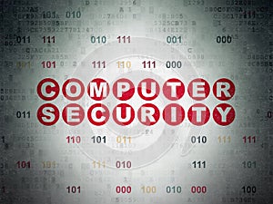 Privacy concept: Computer Security on Digital Data Paper background