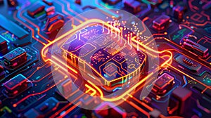 A neon shield protecting computer and cloud database system