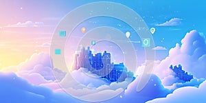 Privacy-focused digital environment with GDPR and CCPA safeguards ensures secure network interactions photo