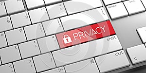 Privacy - computer keyboard