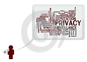 Privacy concept photo
