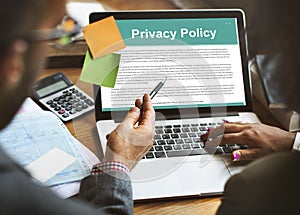 Privacy Policy Service Documents Terms of Use Concept