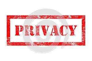 Privacy rubber stamp