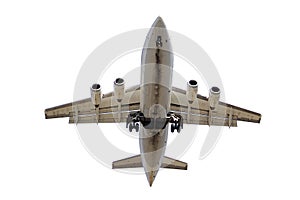 Privat jet plane isolated on a white background