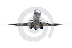 Privat jet plane isolated on a white background