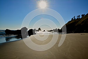 PRIVATE BEACH ON THE OREGON COAST