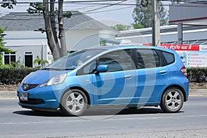 Private car, Honda Jazz.