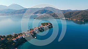 Private coast front villas for luxury vacation on Aegean sea