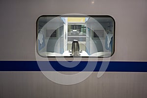 Private compartment of a Chinese fast Train