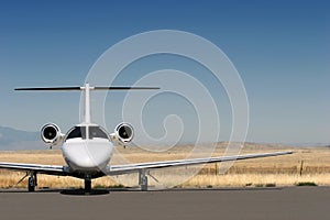Private corporate jet photo