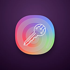 Private digital key app icon