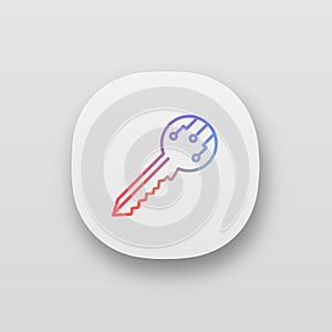Private digital key app icon