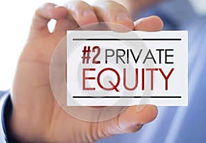 Private Equity business card message