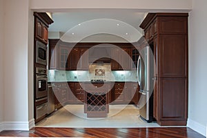 Private house Interior of modern luxury kitchen