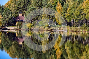 Private hunting residence of ex-president Victor Yanukovich in Sukholuchya